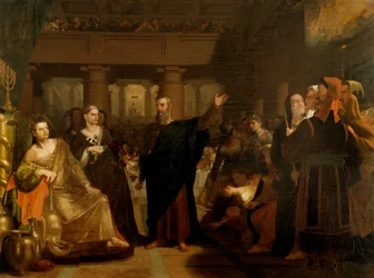 Das Gastmahl des Belsazar, 1817-43